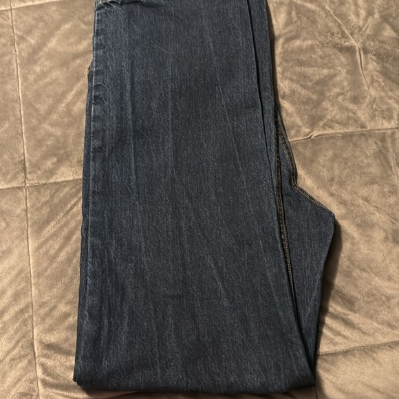 Men’s Arizona Jeans Dark Blue Loose Straight Size 36x34 - Picture 3 of 3